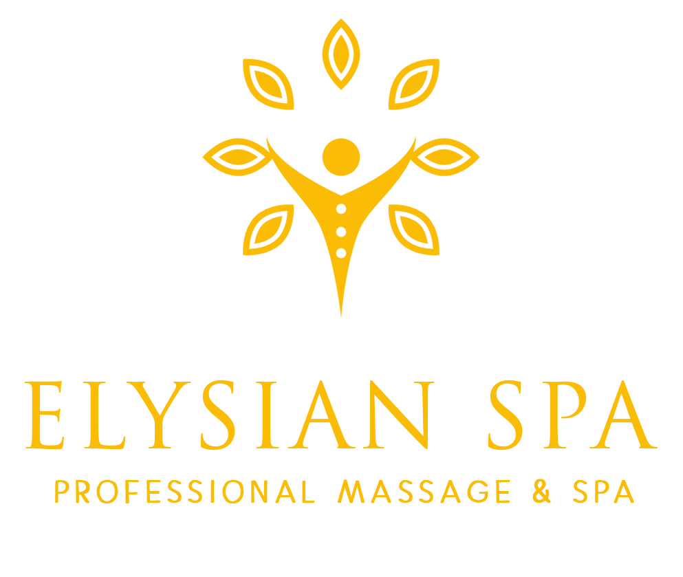 Luxury logo of Elysian Spa & Massage Center in F7 Islamabad, renowned for premium massage and spa services.
